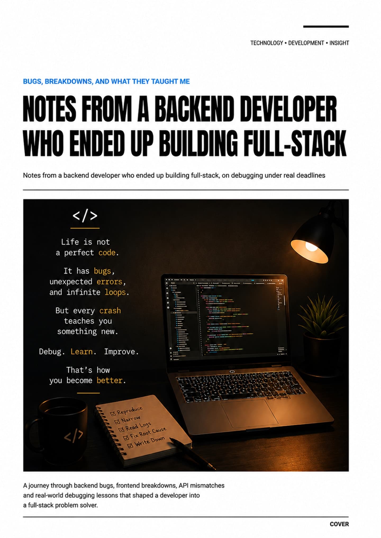#SoftwareEngineering #Debugging #FullStackDevelopment #TechCareers