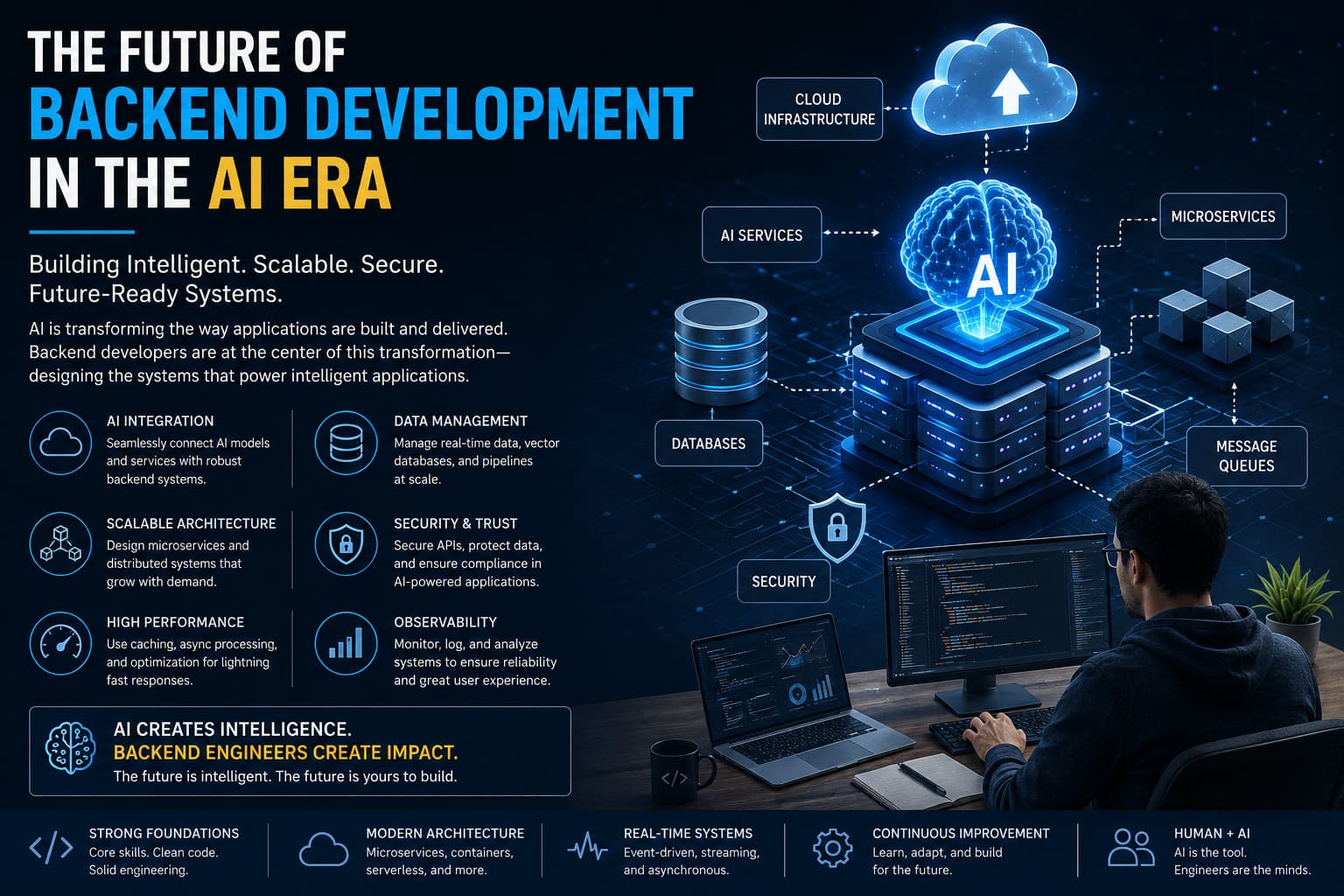 #BackendDevelopment #GenerativeAI #SoftwareEngineering #SystemDesign #AIEngineering #CloudComputing